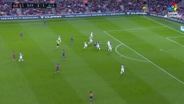 Seis rivales rodeándole y Messi se inventa esta locura: ¿cómo se le puede parar?