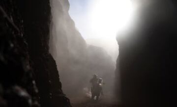 El chileno Pablo Quintanilla  durante la tercera etapa entre San Miguel de Tucumán y San Salvador de Jujuy.