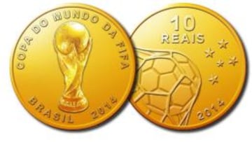 Agotadas en tan solo un día las monedas del Mundial Brasil 2014