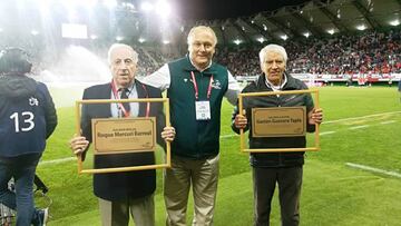 Históricos DTs de Temuco reciben homenaje en el Germán Becker