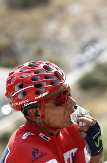 Nairo Quintana mantuvo la camiseta de líder en la etapa 20 de la vuelta a España y es el campeón virtual.