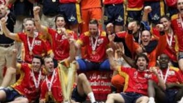 <b>CAMPEONES.</b> España ha cuajado su mejor partido en el Mundial para acabar con Croacia.