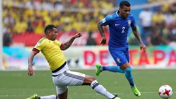 Dani Alves: "Ojalá Colombia vaya al Mundial por mis panitas"
