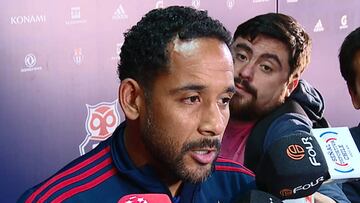 Beausejour explicó por qué la U cambió su juego tras el empate