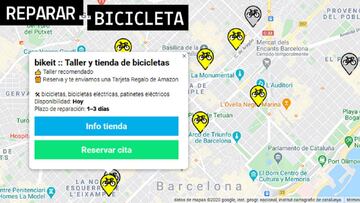 Imagen del portal Reparar Bicicleta, el TripAdvisor del ciclismo.