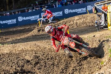 Daniela Guillén, con la GasGas en el WMX de Suiza.