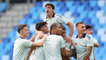Entrenamiento de la Sub-21.