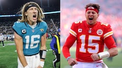 The NFL Divisional Round playoffs start off with a quarterback matchup between Chiefs Patrick Mahomes and Jaguars Trevor Lawrence, and they’re not as different as you may think.