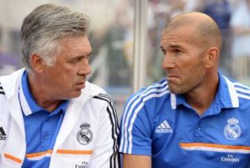 Ancelotti y Zidane.