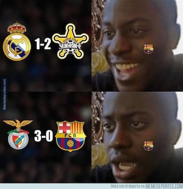 Barcelona y Real Madrid, protagonistas de los memes de Champions