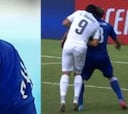 Luis Suárez mordió a Chiellini y se arriesga a otra sanción