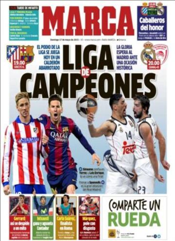 Portadas de la prensa deportiva