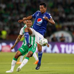 Nacional y Millonarios empatan en partidazo en el Atanasio