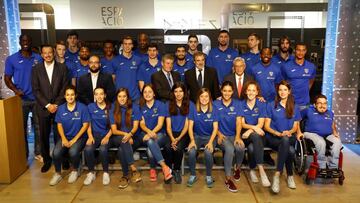 Los integrantes del Movistar Estudiantes.