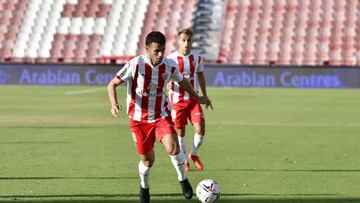 Ager Aketxe durante el partido Almer&iacute;a-Sporting