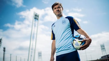 Santi Denia posa para AS.