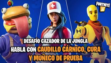 &iquest;D&oacute;nde encontrar a Caudillo C&aacute;rnico, Cura y Mu&ntilde;eco de Prueba en Fortnite Temporada 5?