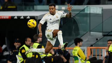 Rodrygo, en el Clásico contra el Barcelona.