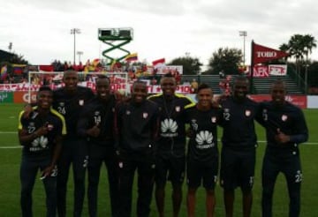 Santa Fe jugó su primer partido de la pretemporada frente al Bayer Leverkusen en Estados Unidos.