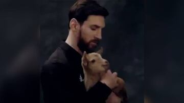 ¡Unas cabras protagonizan el comercial de zapatos de Messi!