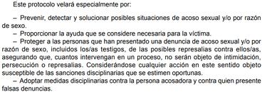 ¿Qué dice el Convenio del supuesto acoso laboral en el Alhama?