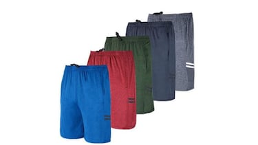 Versátil y transpirable: así es este 'pack' de pantalonetas deportivas para hombre