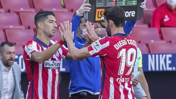 Luis Su&aacute;rez por Diego Costa, cambio en el Atl&eacute;tico.