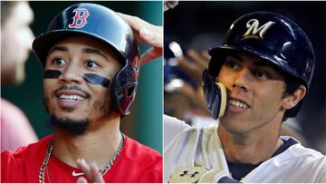 Mookie Betts y Christian Yelich, los ganadores. 