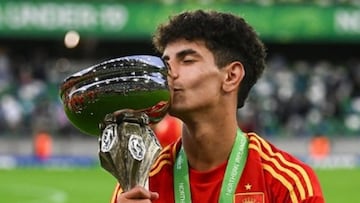 Rayane Belaid, tras conseguir el título Sub-19.