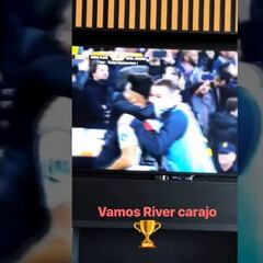 La eufórica celebración de Alexis tras el título de River