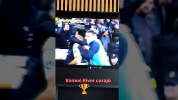 La eufórica celebración de Alexis tras el título de River