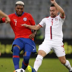 Las mejores imágenes del duelo entre Chile y Serbia en Austria