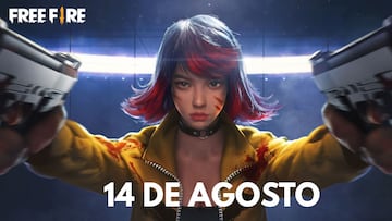 Códigos Free Fire de hoy 14 de agosto de 2021; todas las recompensas gratis