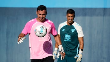 Alfonso Herrero, en un entrenamiento de la pretemporada.
