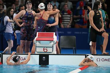 Ledecky, tras la plata de Estados Unidos en el 4x200 libres femenino.