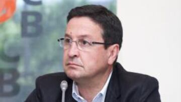 José Luis Mayordomo durante una rueda de prensa.