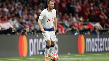 Christian Eriksen, jugador del Tottenham, interesa al Inter de Mil&aacute;n y tambi&eacute;n es pretendido por el Real Madrid.