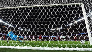 Así falló Cristiano Ronaldo.