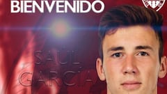 Saúl: “Espero aprovechar la oportunidad del Numancia”