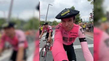 Rigoberto listo para el Tour de Francia junto a su equipo 