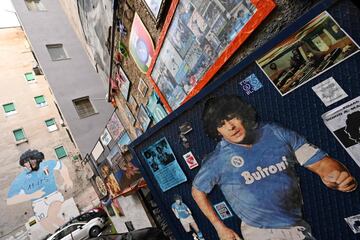 El museo de Maradona en Quartieri Spagnoli