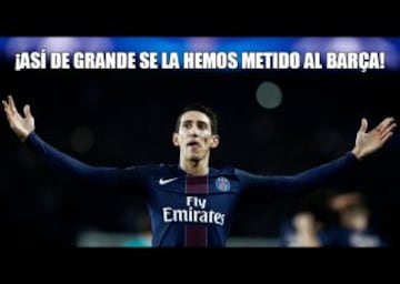 Los mejores memes del PSG-Barcelona