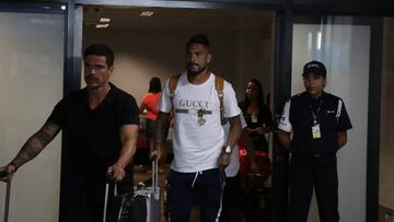 Guerrero ya está en Brasil; mañana volverá a entrenarse
