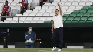 Alexis, durante el partido.