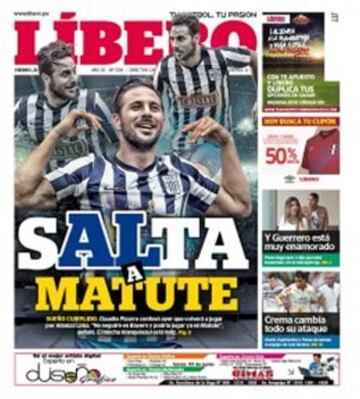 Portadas de la prensa deportiva