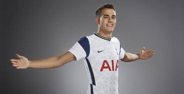 Reguilón, con el Tottenham.