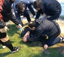 Un jugador del Sanluqueño agrede al técnico del Ceuta