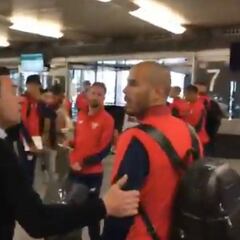 Tensión entre los hinchas y el Sevilla por la goleada en la final