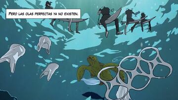 "La ola perfecta", cómic digital para la concienciación de la defensa del mar - surf