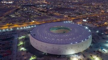 Qatar’s Supreme Committee for Delivery and Legacy posted photos of the stadium on its Twitter account.